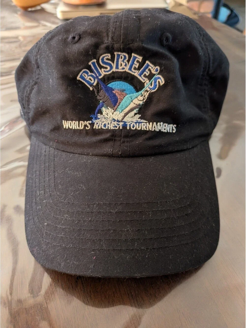 Bisbee's Hat Black Tournament Los Cabo World Richest Tournaments W/Hat Tail